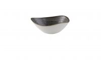 Churchill, Stonecast Raw : Black Vellum - Schale dreieckig, 18,5 cm/ 0,37 ltr. Churchill, Stonecast Raw : Black Vellum - Schale dreieckig, 18,5 cm/ 0,37 ltr.