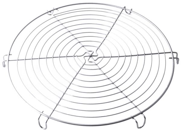 Kuchengitter, rund, verzinnt, D: 35 cm, H: 2 cm