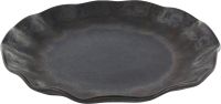 Playground, Steinzeug - NAMI : Teller, flach, rund, ebenholzfarben, 22 cm Playground, Steinzeug - NAMI : Teller, flach, rund, ebenholzfarben, 22 cm