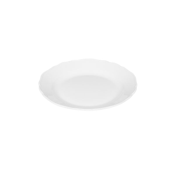 Bauscher, Marie Christine - Teller flach Fahne, weiss, uni, 17 cm