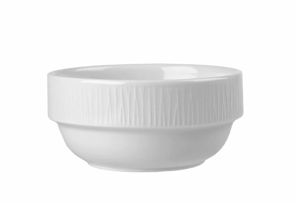 Churchill, Bamboo - Stapelschale rund, uni/ weiss, 11,5 x 4,5 cm/ 0,28 ltr.
