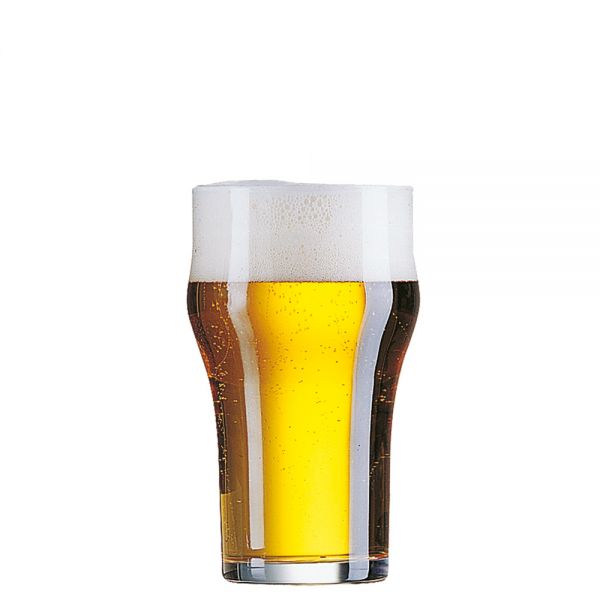 Stapelbecher Nonic 34 cl m. Füllstrich 0.25 ltr. |-|, Inhalt: 340 ml, H: 128 mm, D: 77 mm