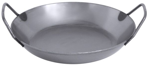 Paella-Eisenpfanne, gebläut, D: 34 cm, H: 5 cm