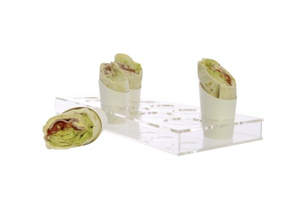 Wrap- Halter, Material: Acryl, 560 x 195 x 50 mm