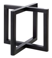 Buffetständer WOOD, 20 x 20 cm, H: 17,5 cm, Akazienholz, schwarz Buffetständer WOOD, 20 x 20 cm, H: 17,5 cm, Akazienholz, schwarz