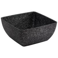 Schale FROSTFIRE, Aluminium, antihaftbeschichtet, 19 x 19 cm, H: 9 cm, Farbe: schwarz-silber Schale FROSTFIRE, Aluminium, antihaftbeschichtet, 19 x 19 cm, H: 9 cm, Farbe: schwarz-silber