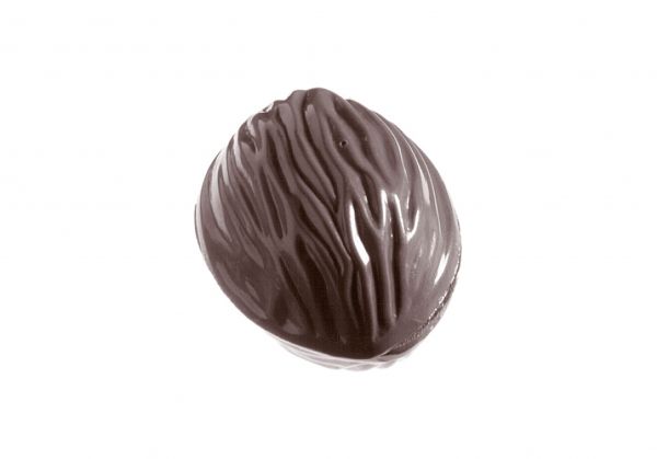 Schokoladen- Form Walnuss, Doppelfirm, 275 x 135 mm, 3 x 8 Stück 37 x 29 x 14 mm