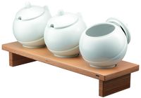 PURE NATURE Condiment Display Bowl Bar M, 3 x 1,5 ltr., Buche hell, L: 190 mm, B: 600 mm, H: 285 mm PURE NATURE Condiment Display Bowl Bar M, 3 x 1,5 ltr., Buche hell, L: 190 mm, B: 600 mm, H: 285 mm