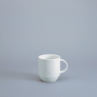 Bauscher, Donna - Kaffeebecher m. Hkl., weiss, uni, 0,28 ltr. Bauscher, Donna - Kaffeebecher m. Hkl., weiss, uni, 0,28 ltr.
