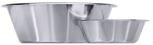 Schüssel, konisch, flach, I: 1 ltr., D: 16,5 cm, H: 7 cm, Edelstahl