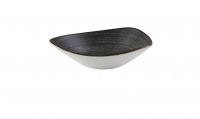 Churchill, Stonecast Raw : Black Vellum - Schale dreieckig, 23,5 cm/ 0,6 ltr. Churchill, Stonecast Raw : Black Vellum - Schale dreieckig, 23,5 cm/ 0,6 ltr.