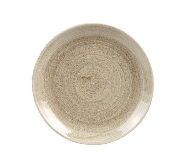 Churchill, Stonecast Patina : Antique Taupe - Teller flach Coup, 21,7 cm