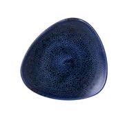 Churchill, Stonecast Plume : Ultramarine - Teller flach dreieckig, 24,5 cm Churchill, Stonecast Plume : Ultramarine - Teller flach dreieckig, 24,5 cm