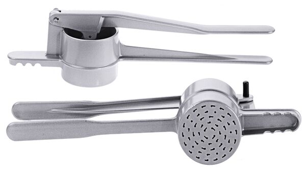Spätzlepresse, für lange Spätzle, Aluminiumguss, I: 0,4 ltr., 37,5 x 8,5 cm