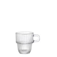 Bormioli, Barshine - Espresso-Obere m. Hkl. stpb. 8,9 cl, Inhalt: 89 ml, D: 77 x 56 mm, H: 65 mm Bormioli, Barshine - Espresso-Obere m. Hkl. stpb. 8,9 cl, Inhalt: 89 ml, D: 77 x 56 mm, H: 65 mm