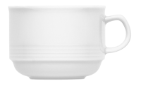 Bauscher, Dialog - Tasse-Obere stpb., weiss, uni, 0,27 ltr. Bauscher, Dialog - Tasse-Obere stpb., weiss, uni, 0,27 ltr.