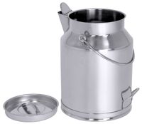 Transportkanne mit Ausgussschnaupe, I: 10 ltr., D: 22 cm, H: 35 cm, Edelstahl Transportkanne mit Ausgussschnaupe, I: 10 ltr., D: 22 cm, H: 35 cm, Edelstahl