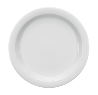 Bauscher, Dimension - Spezialteller halbtief Fahne, weiss, uni, 25,7 cm Bauscher, Dimension - Spezialteller halbtief Fahne, weiss, uni, 25,7 cm