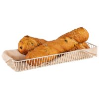 Vorschau: GN 2/4 Korb URBAN 53 x 16,2 cm, H: 7,5 cm Metall Farbe: whisper white Vorschau: GN 2/4 Korb URBAN 53 x 16,2 cm, H: 7,5 cm Metall Farbe: whisper white