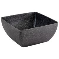 Schale FROSTFIRE, Aluminium, antihaftbeschichtet, 25 x 25 cm, H: 12 cm, Farbe:schwarz-silber Schale FROSTFIRE, Aluminium, antihaftbeschichtet, 25 x 25 cm, H: 12 cm, Farbe:schwarz-silber