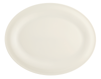 Seltmann Weiden, Maxim - Platte oval, creme, uni, 35 cm Seltmann Weiden, Maxim - Platte oval, creme, uni, 35 cm