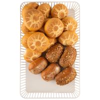 Vorschau: GN 1/1 Korb URBAN, Metall, 53 x 32,5 cm, H: 7,5 cm, Farbe: whisper white Vorschau: GN 1/1 Korb URBAN, Metall, 53 x 32,5 cm, H: 7,5 cm, Farbe: whisper white