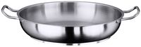 Brat-, Paellapfanne m. 2 Griffen, Serie 2100 matt, nichdt induktionsfähig, D: 80 cm, H: 17 cm Brat-, Paellapfanne m. 2 Griffen, Serie 2100 matt, nichdt induktionsfähig, D: 80 cm, H: 17 cm