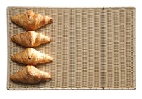 Auslage Tablett flach, Bäcker-Maß, 60 x 30 cm, H: 1 cm, PP, Fb. hellbeige Auslage Tablett flach, Bäcker-Maß, 60 x 30 cm, H: 1 cm, PP, Fb. hellbeige