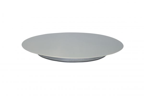 Tortenplatte mit Ringfuss, D: 330 mm, Edelstahl