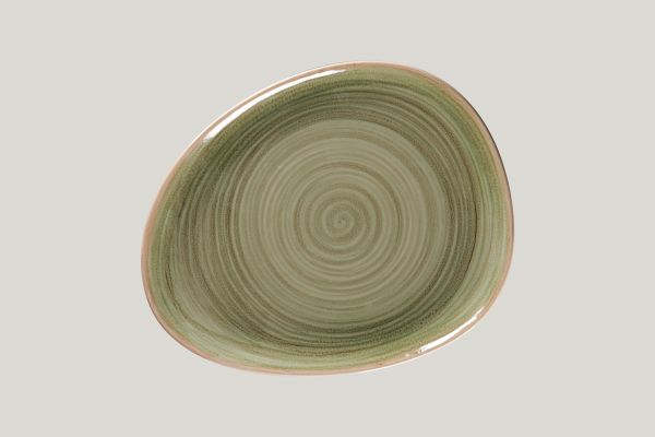 RAK, Spot : Emerald - Teller flach organisch 27,9 x 22,4 x 2,1 cm
