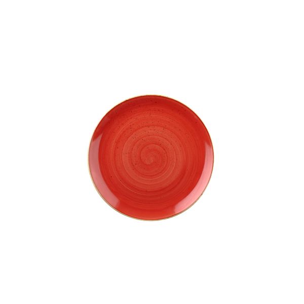 Churchill, Stonecast : Berry Red - Teller flach Coup, 16,5 cm
