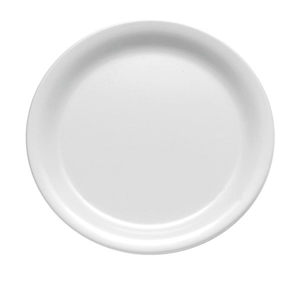 Teller rund CASUAL, MINI D: 26,5 cm, H: 2,5 cm, Melamin, weiss