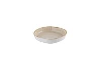 Churchill, Stonecast : Nutmeg Cream - Teller tief organisch m. erhöhten Rand, 23 x 4,5 cm Churchill, Stonecast : Nutmeg Cream - Teller tief organisch m. erhöhten Rand, 23 x 4,5 cm