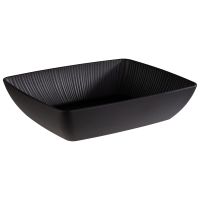 GN 1/2 Schale NERO, Melamin, 32,5 x 26,5 cm, H: 7,5 cm, I: 3,5 ltr., Farbe: schwarz GN 1/2 Schale NERO, Melamin, 32,5 x 26,5 cm, H: 7,5 cm, I: 3,5 ltr., Farbe: schwarz