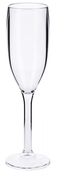 Sektflöte, klarer SAN, I: 0,15 ltr., D: 5 cm, H: 21 cm