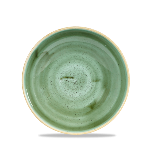 Churchill, Stonecast : Samphire Green - Teller tief Coup, 18,2 cm/ 0,43 ltr.