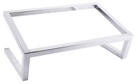 Gestell GN 1/1, 15° Neigung, für Buffet u. Küche, für max. 3 GN 1/3 Behälter Gestell GN 1/1, 15° Neigung, für Buffet u. Küche, für max. 3 GN 1/3 Behälter