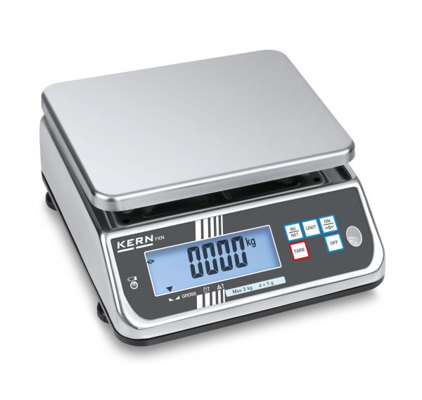Tischwaage, WP: 236 x 195 mm, max. 3 kg; d = 0,0005 kg