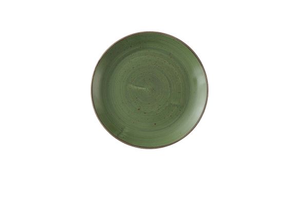 Churchill, Stonecast : Sorrel Green - Teller flach Coup, 26 cm
