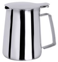 Kaffeekanne, Einhand-Klappdeckel, Edelstahl, I: 0,3 ltr., D: 7,5 cm, H: 10 cm Kaffeekanne, Einhand-Klappdeckel, Edelstahl, I: 0,3 ltr., D: 7,5 cm, H: 10 cm