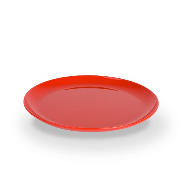 Dessertteller PC, uni, rot, D: 19 cm