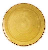 Churchill, Stonecast : Mustard Seed Yellow - Teller flach Coup, 32,4 cm Churchill, Stonecast : Mustard Seed Yellow - Teller flach Coup, 32,4 cm