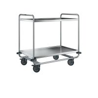 Servierwagen SW 10 X 6-2, 2 Borde 100 x 60 cm, max. 80 kg/ Bord, Trgf.: 160 kg, LxBxH: 110 x 70 x 101 cm Servierwagen SW 10 X 6-2, 2 Borde 100 x 60 cm, max. 80 kg/ Bord, Trgf.: 160 kg, LxBxH: 110 x 70 x 101 cm