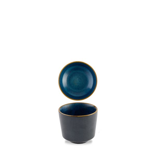 Churchill, Nourish : Tokyo Blue Bi-Color - Chip Mug, 9,5 x 8 cm/ 0,33 ltr.