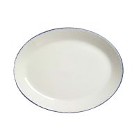 Steelite, Dapple : Blue 1710 - Teller oval Coup, 28 cm Steelite, Dapple : Blue 1710 - Teller oval Coup, 28 cm