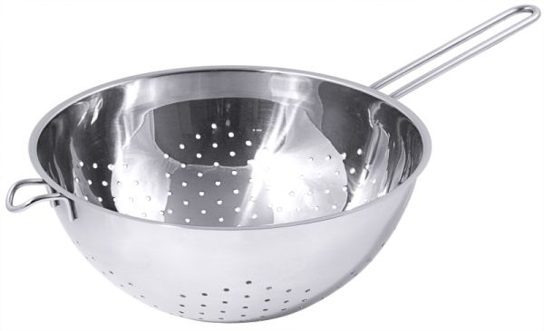 Seiher, I: 3,5 ltr., D: 24 cm, H: 12 cm, Edelstahl