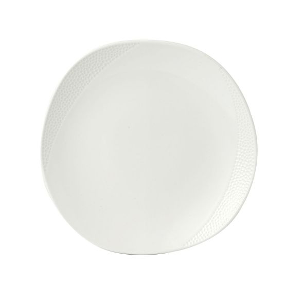 Churchill, Isla : White - Teller flach rund organisch 26,4 cm
