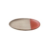 Playground, Steinzeug - SPOT ON Coral : Teller flach coup rund, 23 cm Playground, Steinzeug - SPOT ON Coral : Teller flach coup rund, 23 cm