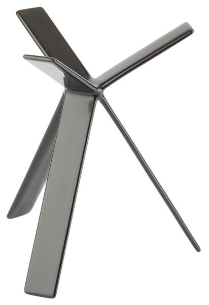Buffetständer STAR, H: 18 cm, Metall, schwarz ummantelt