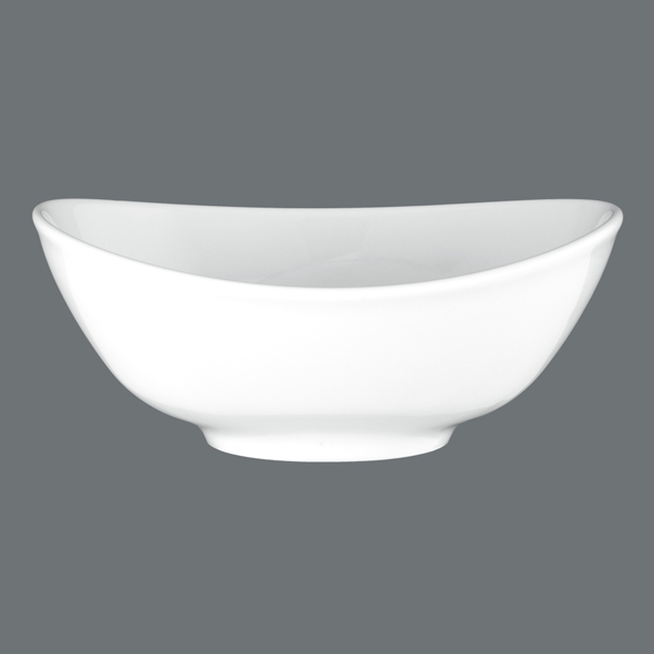 Seltmann Weiden, Meran, Steak & More - Suppen-Bowl oval 5238, weiss, uni, 16 cm/ 0,42 ltr.